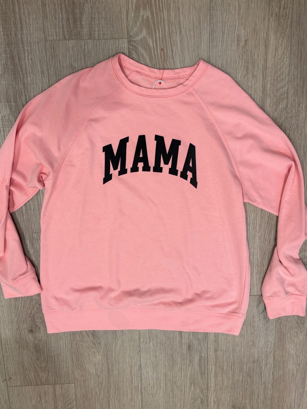 Pink MAMA Crewneck Sweatshirt for Women